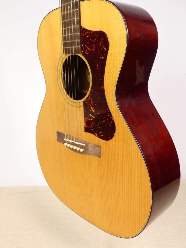 Nous vendons des guitares, des violons et des contrebasses.